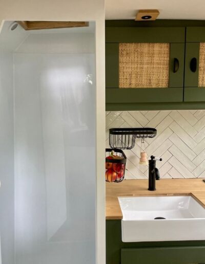 Douche Peugeot Boxer aménagé