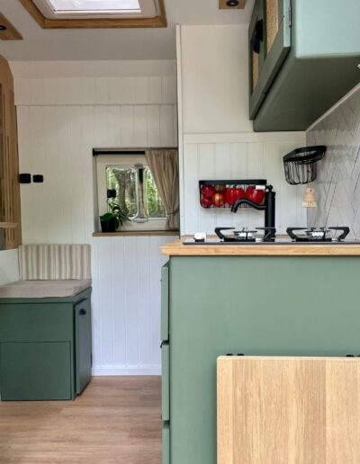 Cuisine vue de l'extérieur